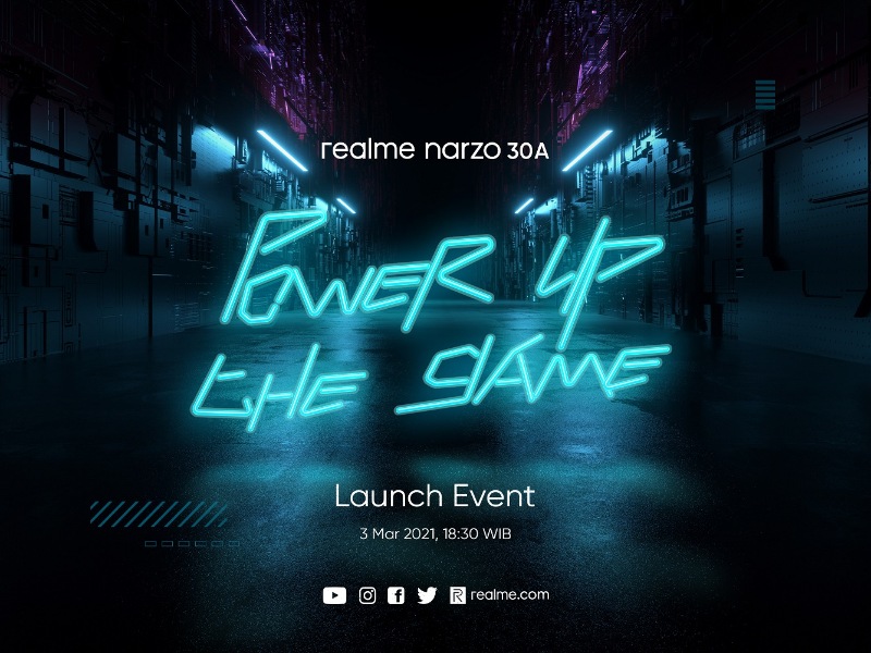realme narzo 30A bakal rilis 3 Maret di Indonesia