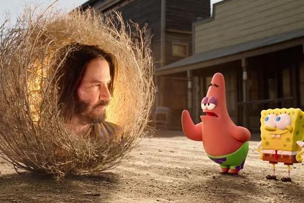Alasan di balik hadirnya Keanu Reeves di Sponge on the Run