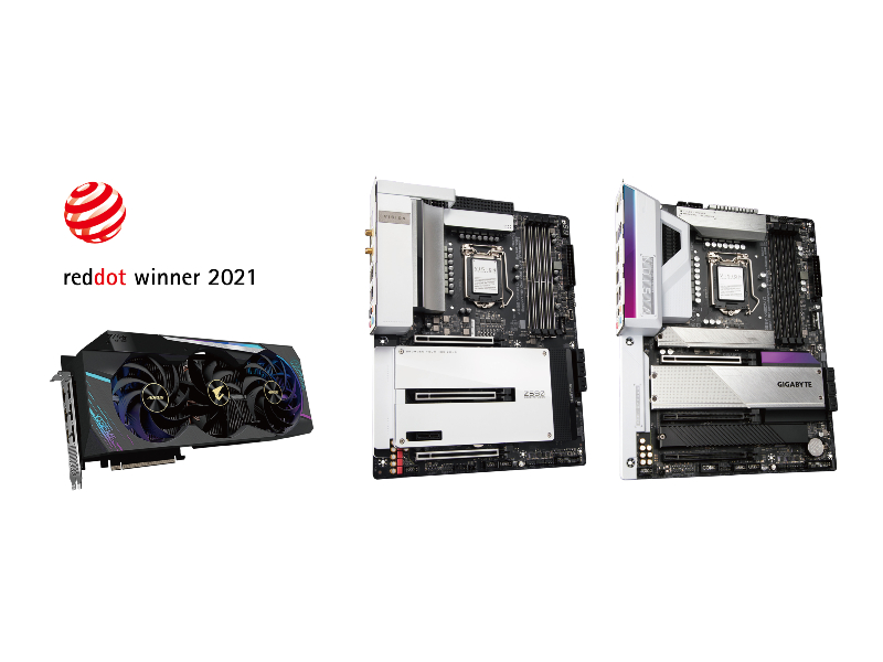 Gigabyte dapat tiga penghargaan Red Dot Award