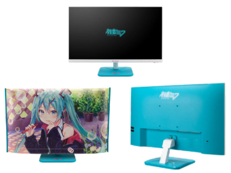 ViewSonic punya monitor bertema Hatsune Miku