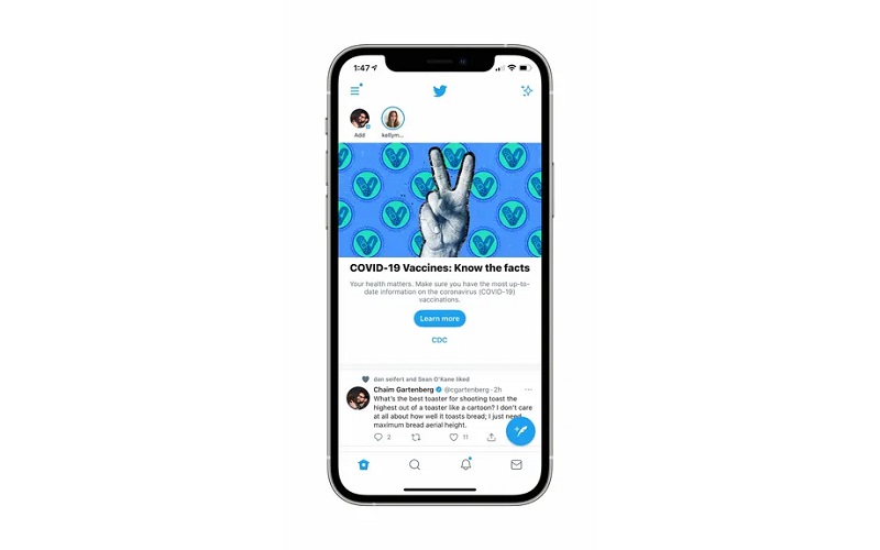 Twitter luncurkan kolom khusus vaksin Covid-19