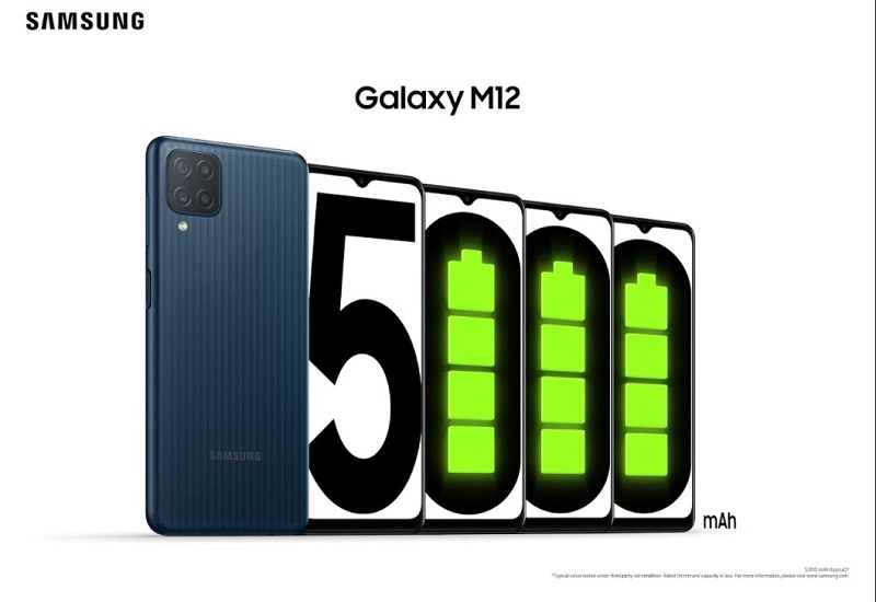 Samsung Galaxy M12 dengan refresh rate 90 Hz harga 1 jutaan