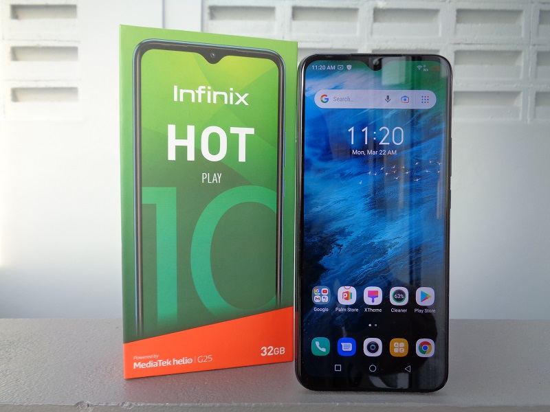 Review Infinix Hot 10 Play, tampilannya wah