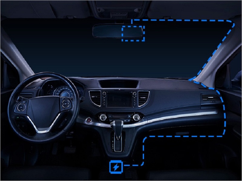 Dashcam 360 K980 pakai sensor gambar dari Sony