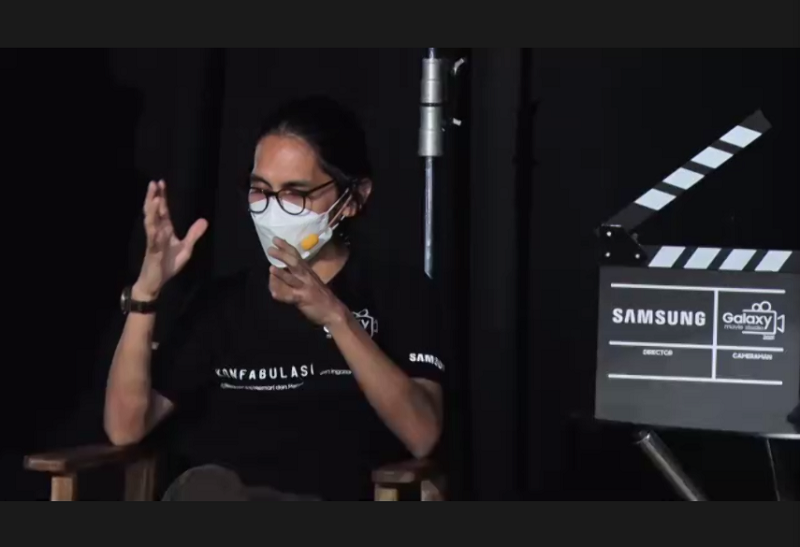 Fakta syuting Konfabulasi dengan Galaxy S21 Ultra 5G