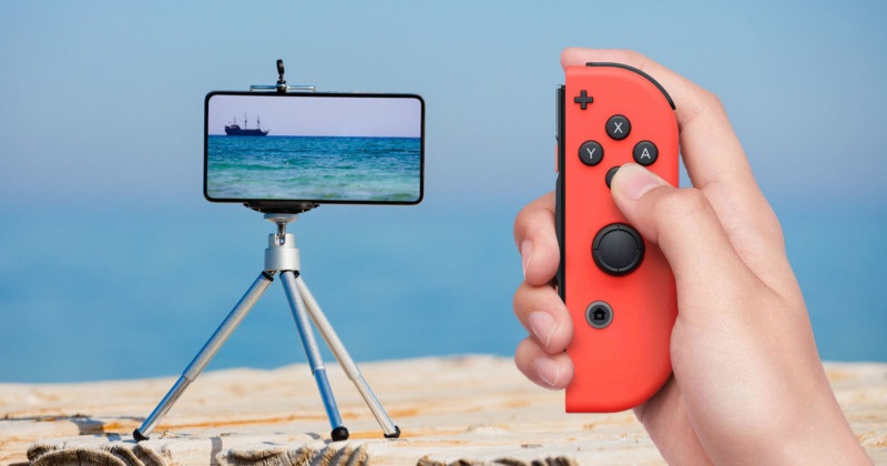 Cara gunakan kontroler Nintendo Switch jadi remote shutter