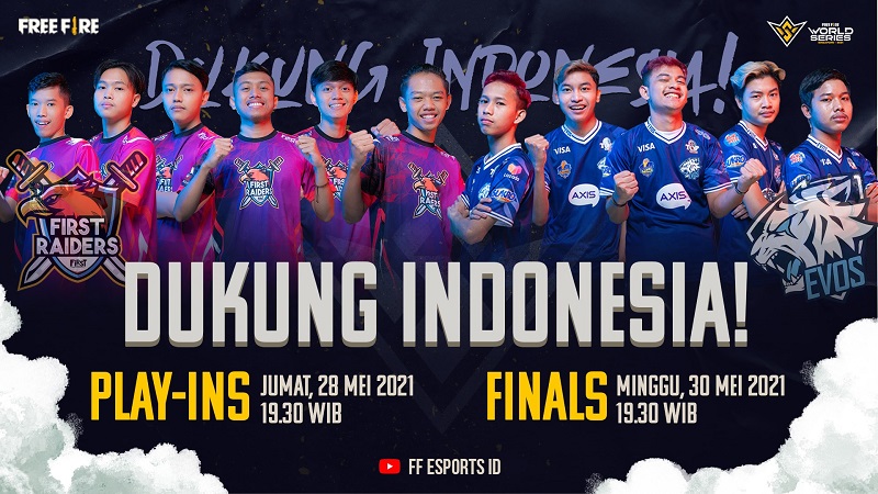 Dua tim eSport Indonesia siap bertanding di Free Fire World 2021