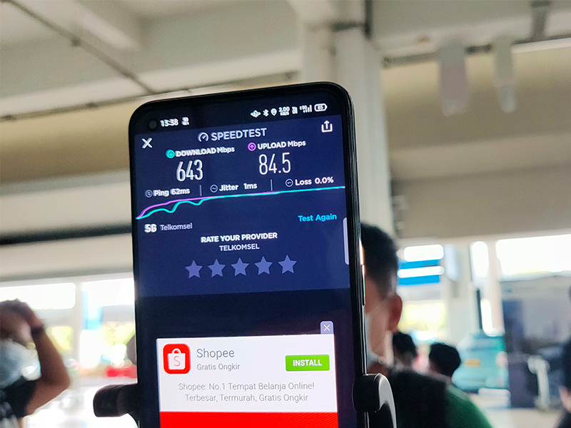 5G Telkomsel sentuh 600 Mbps