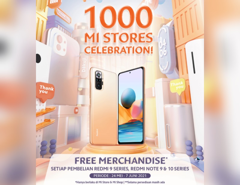 Xiaomi rayakan 1000 toko bersama Mi Fans 
