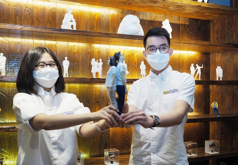 Inovasi 3D Menimize hadirkan figur 3D BTS