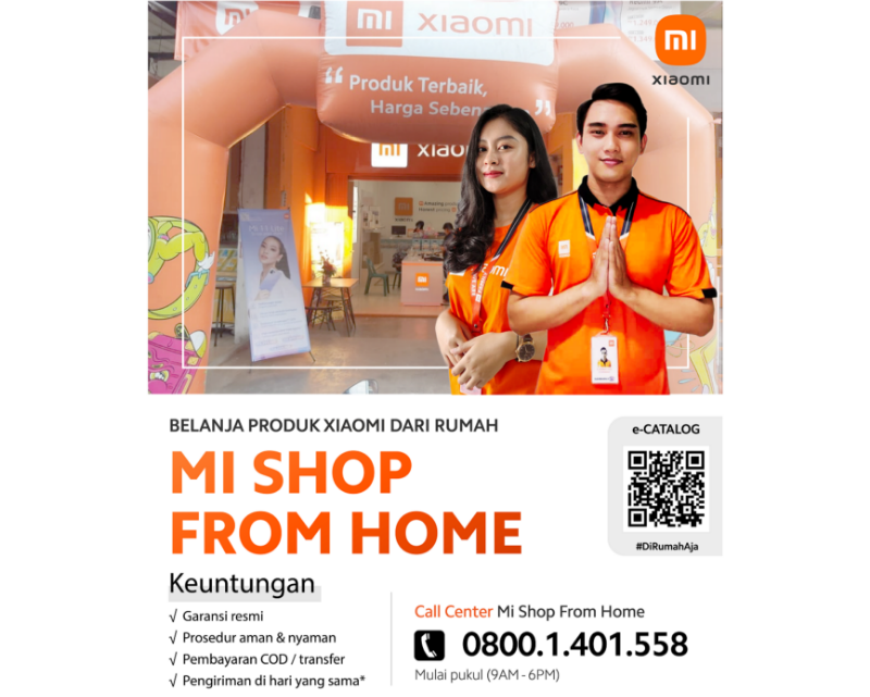 Xiaomi kembali hadirkan layanan Mi Store from Home