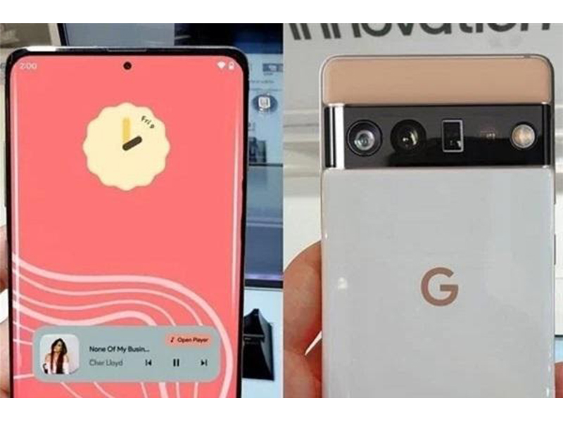 Desain Pixel 6 Pro tunjukkan layar melengkung 