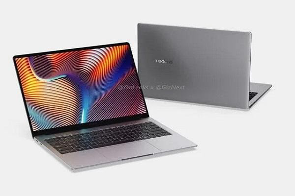 Render realme Book tampilkan bentuk laptop dan spesifikasi utama