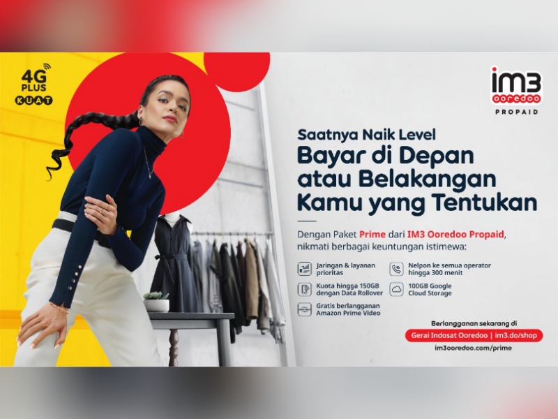 Harga paket Prime dari IM3 Ooredoo Propaid