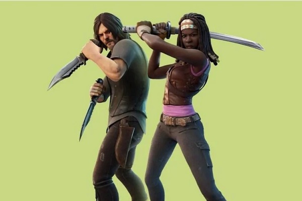 Bocoran crossover lanjutan The Walking Dead dan Fortnite
