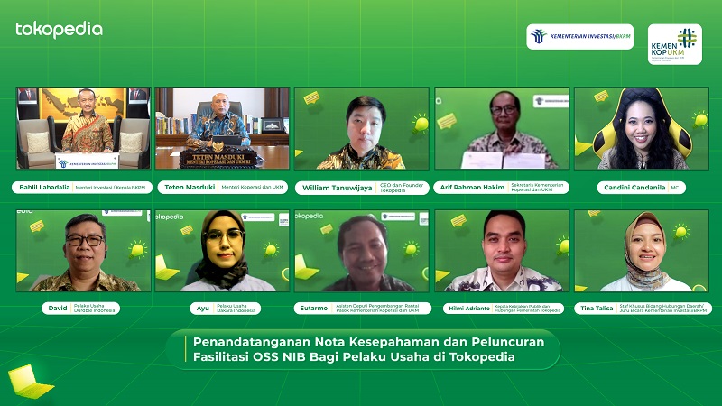Tokopedia bantu Kemenkop UKM permudah izin pelaku usaha