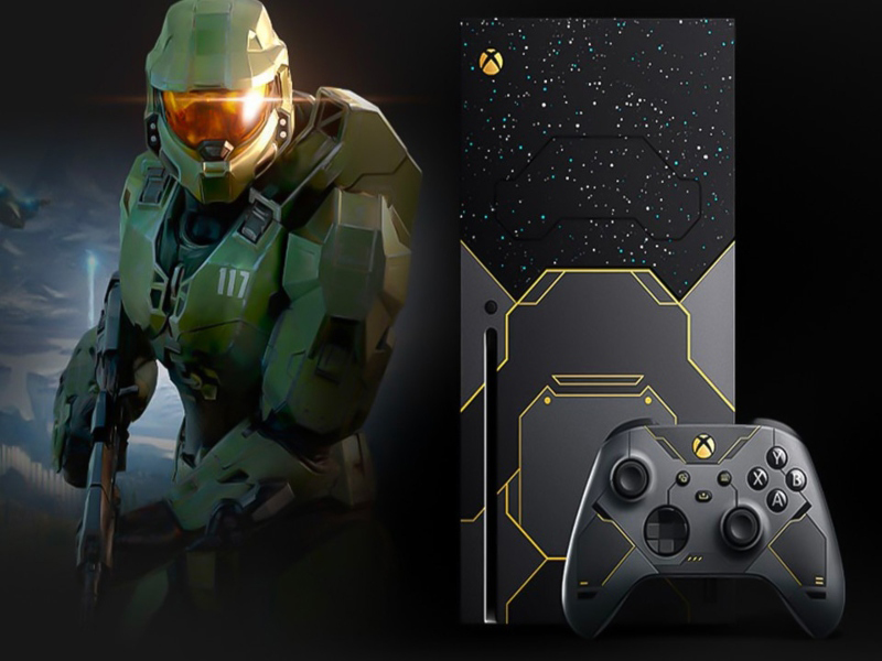 Konsol edisi terbatas Xbox Series X Halo Infinite langka
