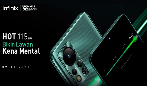 Infinix HOT 11S NFC dijual Rp1,9 jutaan, begini speknya