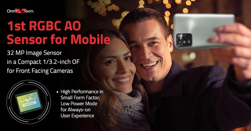 OmniVision kenalkan sensor gambar RGBC untuk kamera depan
