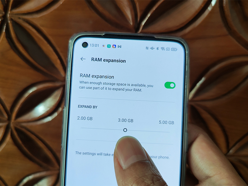 Fitur ekspansi RAM pada smartphone OPPO A95