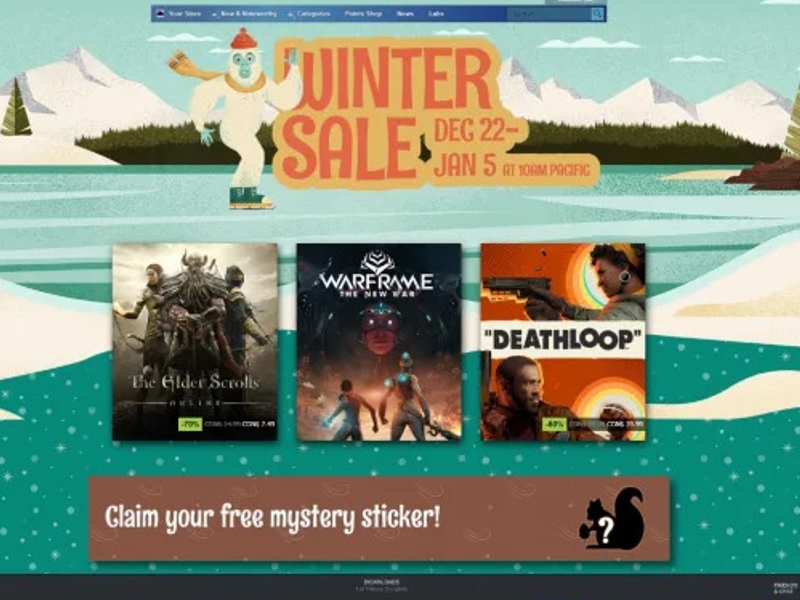 Valve kembali gelar Winter Sale 2021