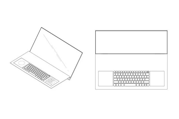 Paten baru LG hadirkan laptop dengan 2 touchpad di keyboard