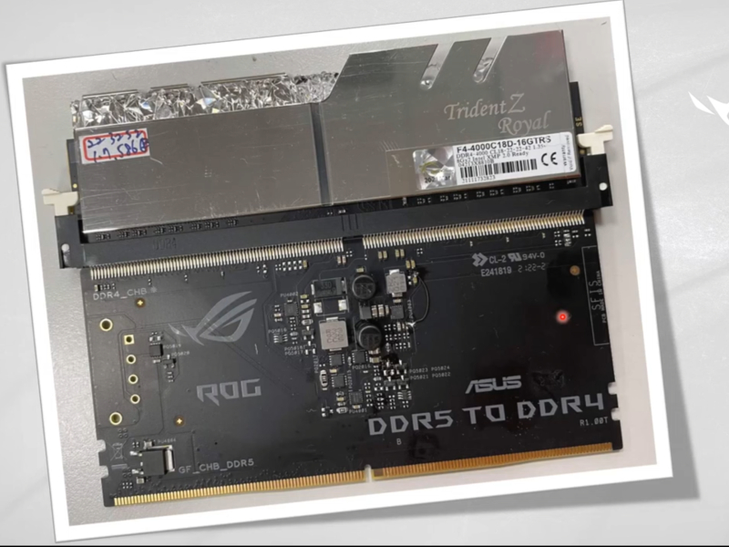 ASUS punya konverter RAM DDR4 ke DDR5