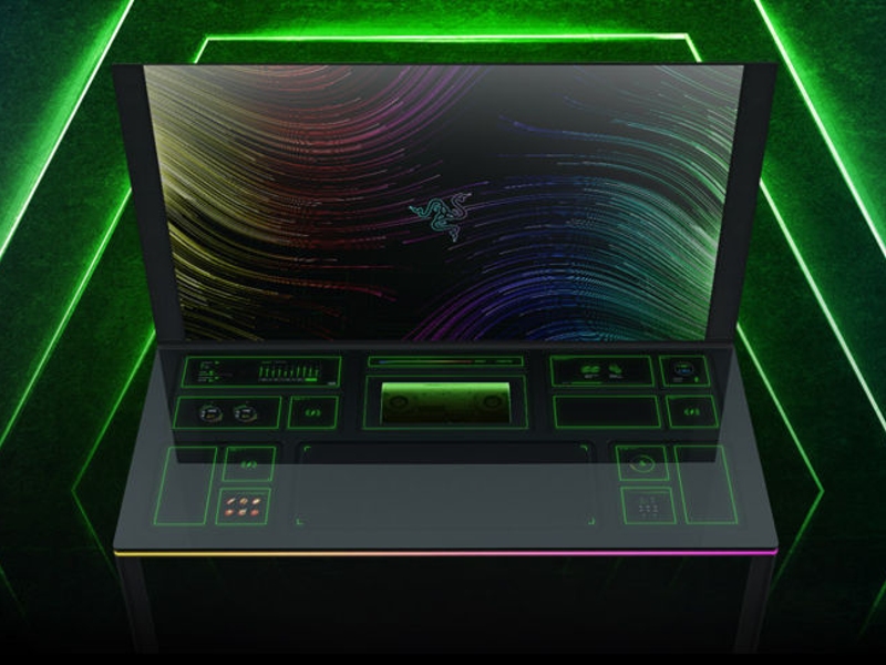 Razer ungkap Project Sophia di CES 2022, PC konsep berbentuk meja modular
