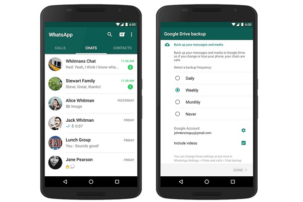 Google akan mulai batasi penyimpanan data WhatsApp