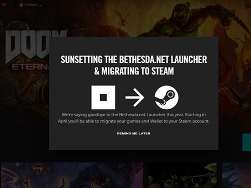 Bethesda segera tutup launcher gim mereka
