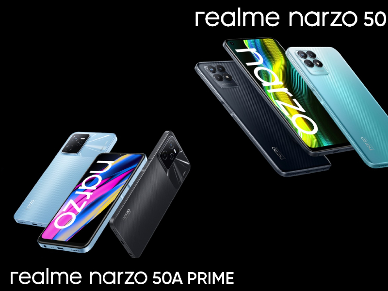 realme narzo 50 dan narzo 50A Prime resmi dirilis