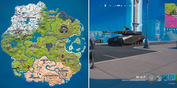 Cara temukan & gunakan Tank IO Titan di Fortnite