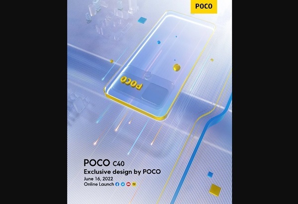 POCO C40 rilis 16 Juni secara global