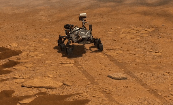 Batuan Mars tersangkut di roda Perseverance selama 4 bulan