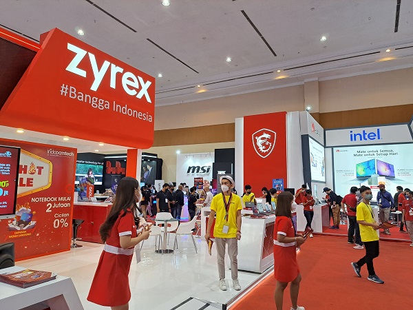 Sayup-sayup pengunjung Indocomtech, lebih sepi pasca pandemi