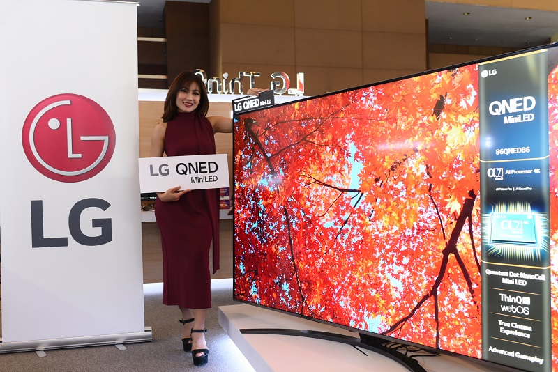 LG pamerkan TV Mini LED raksasa di Jakarta Fair 2022