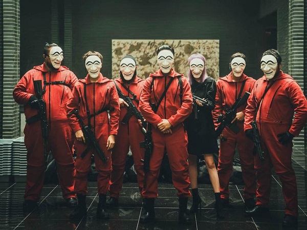 Makna di balik topeng Hahoe Money Heist Korea