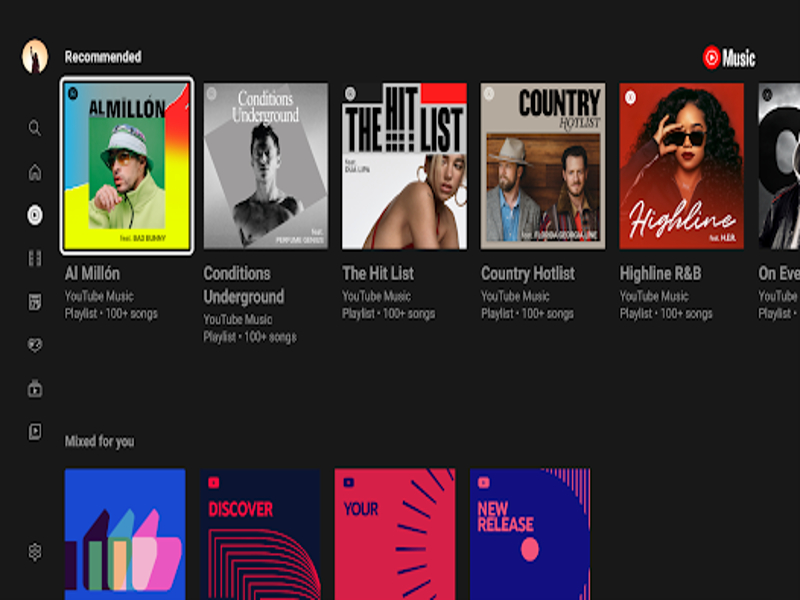 YouTube Music rilis fitur rekomendasi lagu 'Mixed for You'