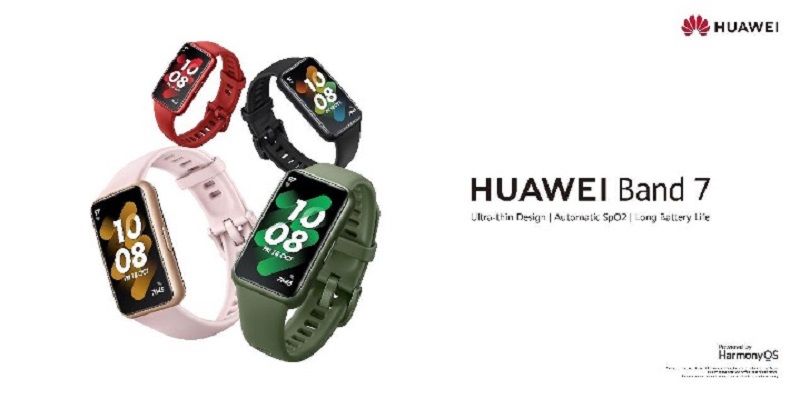 Huawei Band 7 hadir lebih tipis dengan baterai 14 hari