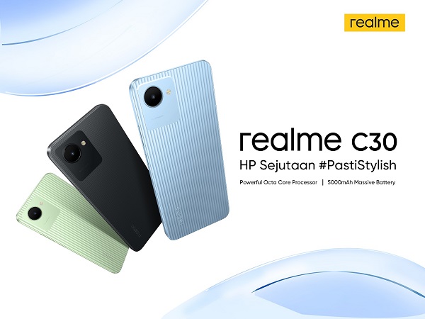 Harga dan spesifikasi realme C30 di Indonesia