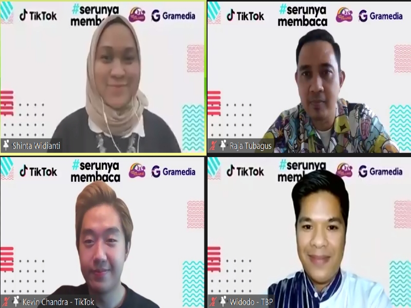 TikTok dan Gramedia kembali gelar kampanye #SerunyaMembaca 