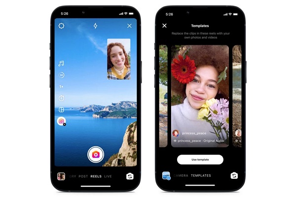 Cara buat video Reels dengan fitur Dual Camera