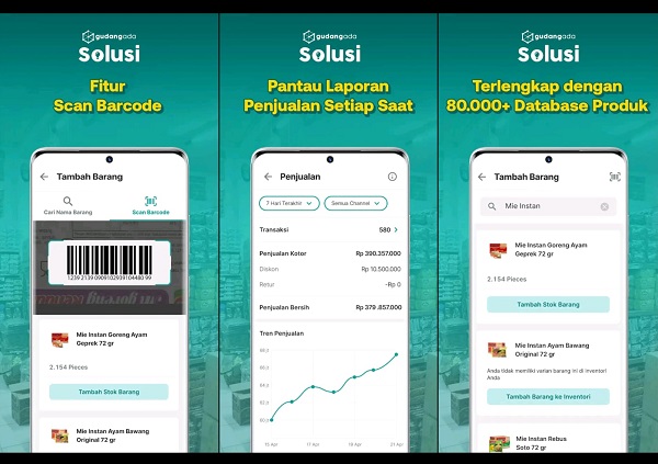 Aplikasi GudangAda Solusi untuk digitalisasi warung