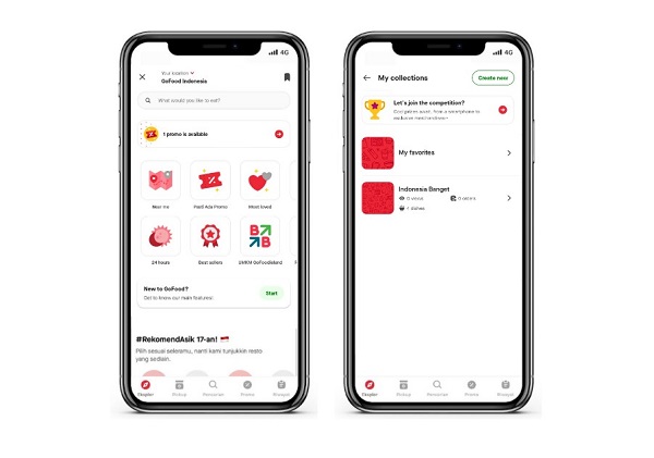 GoFood kini bisa buat daftar menu favorit di aplikasi