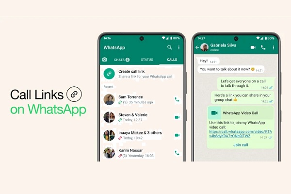 WhatsApp bisa bagikan tautan untuk panggilan audio dan video