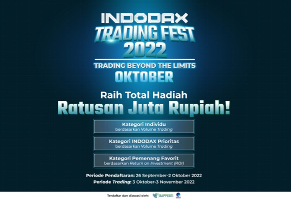 Pendaftaran kompetisi trading Indodax dibuka