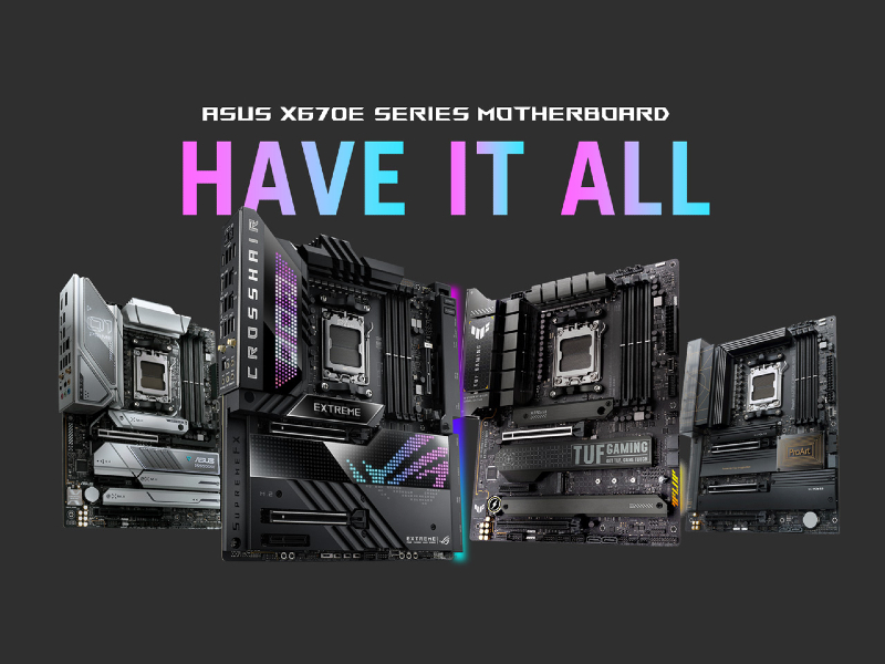 ASUS boyong 4 motherboard untuk AMD Ryzen 7000 series