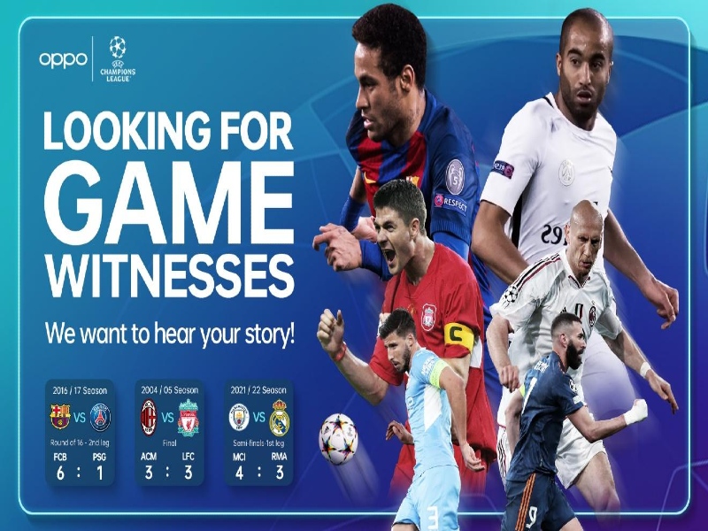 OPPO luncurkan tiga ‘Inspirational Game’ di Liga Champions