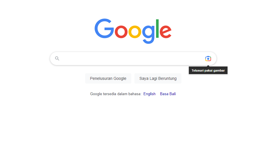Fitur Google lens hadir di laman utama google