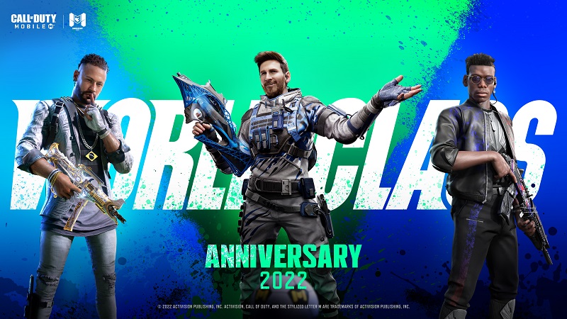 Leo Messi, Neymar Jr., dan Paul Pogba akan hadir di CODM